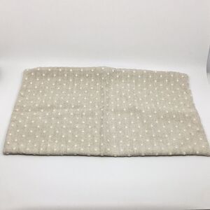 Linen & Ivory Loretta Swiss Dot Pillow Cover 12” x  18”